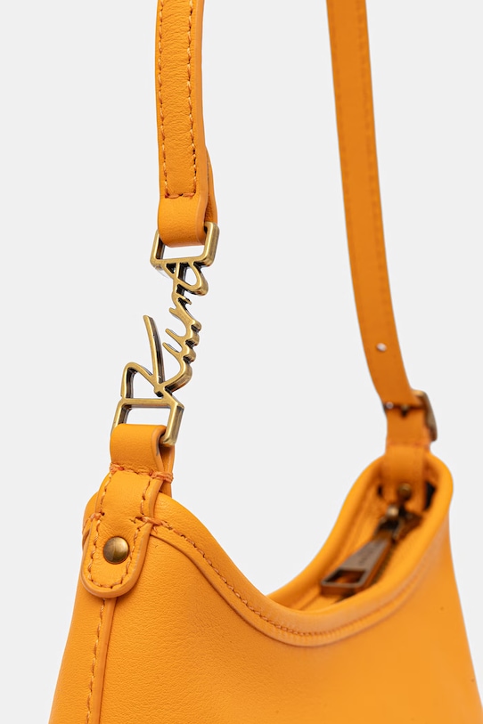 Kurt Geiger London torebka damska skórzana Kurt sling 5586694109 pomarańczowy