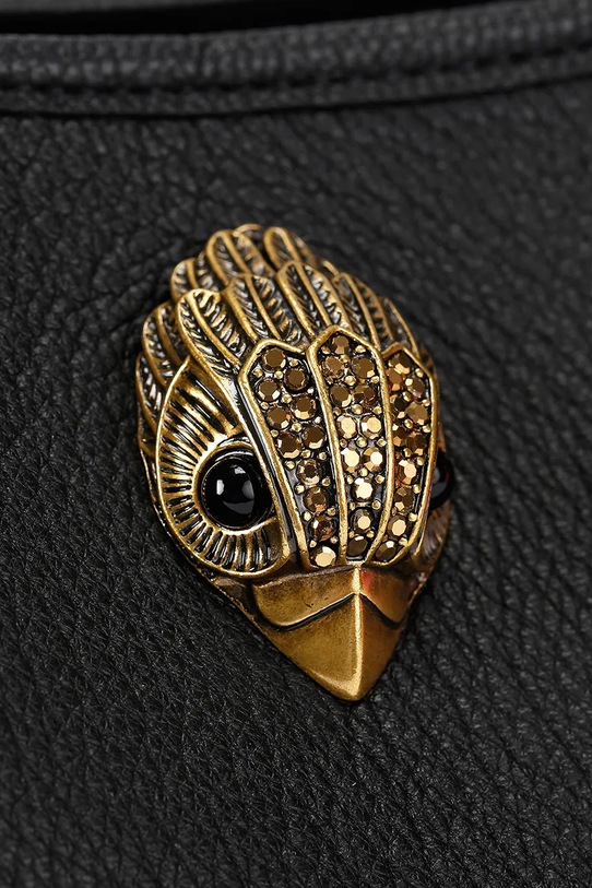 Kurt Geiger London torebka damska skórzana Kurt shoulder bag czarny 5587100109