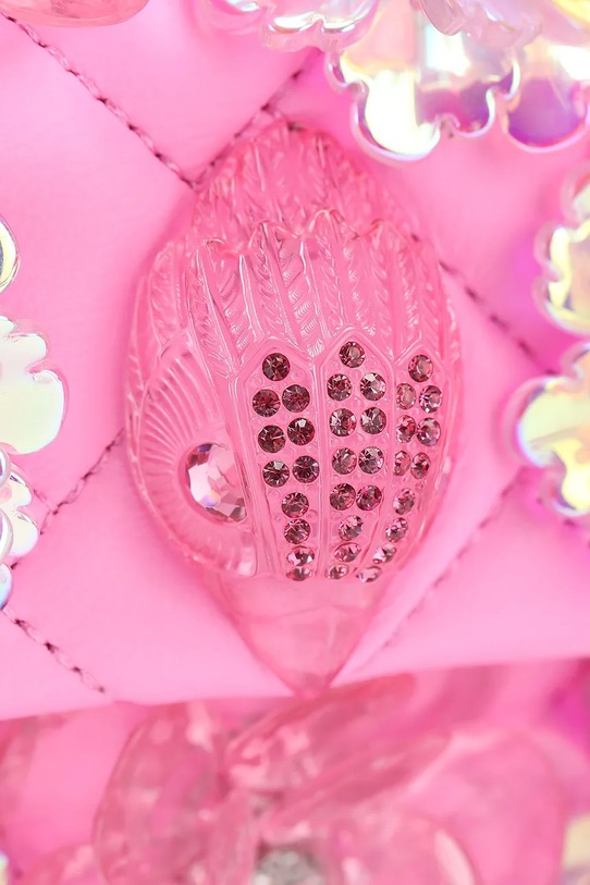 Kurt Geiger London torebka crossbody damska skórzana Kensington różowy 4373598109