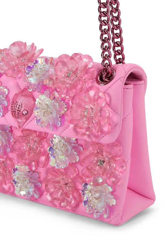 Kurt Geiger London torebka crossbody damska skórzana Kensington 4373598109 różowy