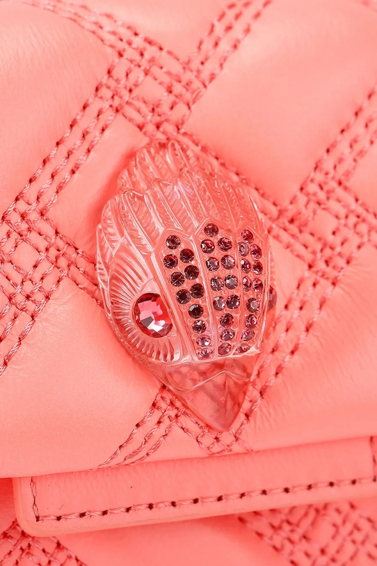 Kurt Geiger London torebka crossbody damska skórzana Kensington pomarańczowy 5579157109