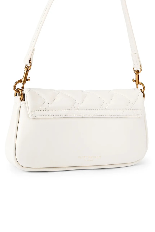 Akcesoria Kurt Geiger London torebka crossbody damska skórzana Pickle Shoulder Bag 5579241109 beżowy