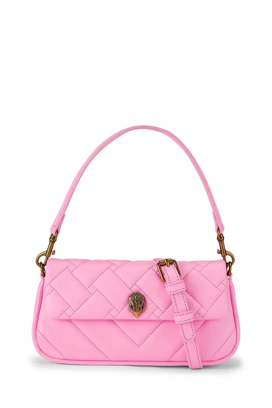 Kurt Geiger London torebka crossbody damska skórzana Pickle Shoulder Bag różowy 5579298109