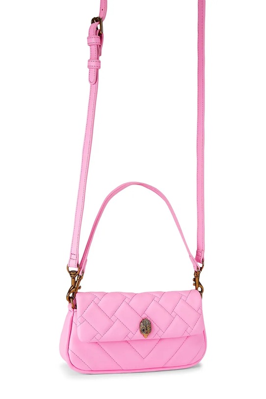 Kurt Geiger London torebka crossbody damska skórzana Pickle Shoulder Bag 5579298109 różowy SS26
