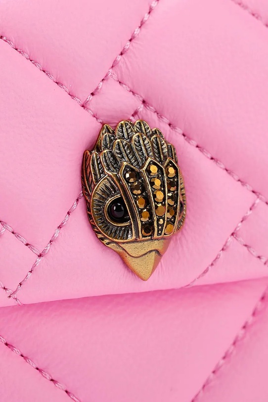 Kurt Geiger London torebka crossbody damska skórzana Pickle Shoulder Bag różowy 5579298109