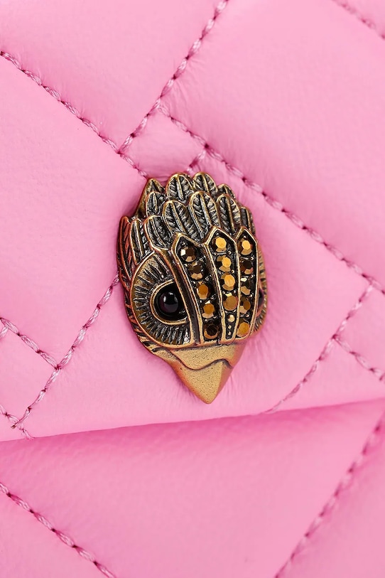 Kurt Geiger London torebka crossbody damska skórzana Pickle Shoulder Bag różowy 5579298109