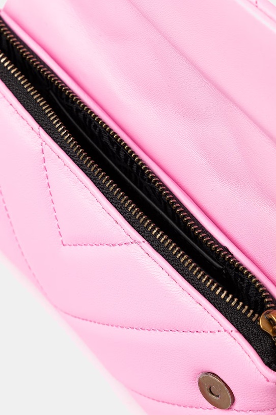 Kurt Geiger London torebka crossbody damska skórzana Pickle Shoulder Bag 5579298109 różowy