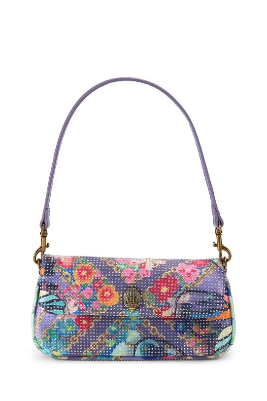 Kurt Geiger London torebka crossbody damska Pickle Shoulder Bag fioletowy 5579295689