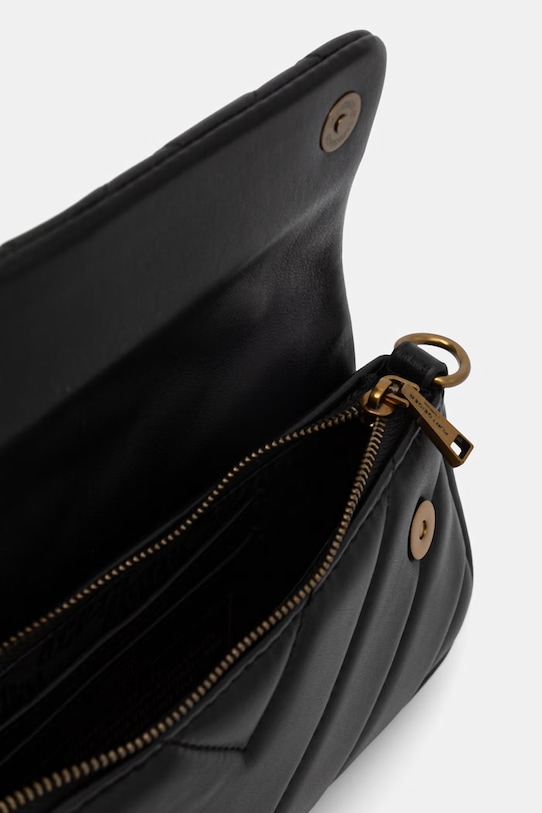 Kurt Geiger London torebka crossbody damska skórzana Pickle Shoulder Bag 5579200109 czarny