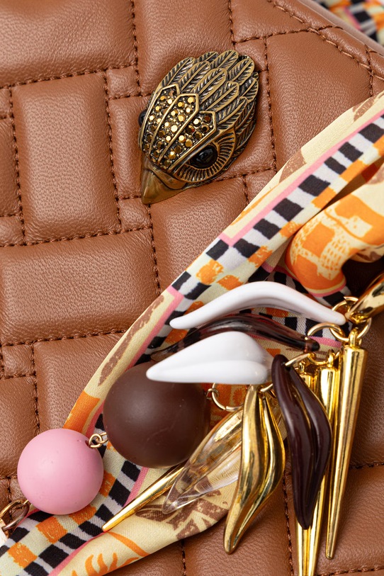 Kurt Geiger London torebka crossbody damska skórzana Kensington brązowy 4376836109