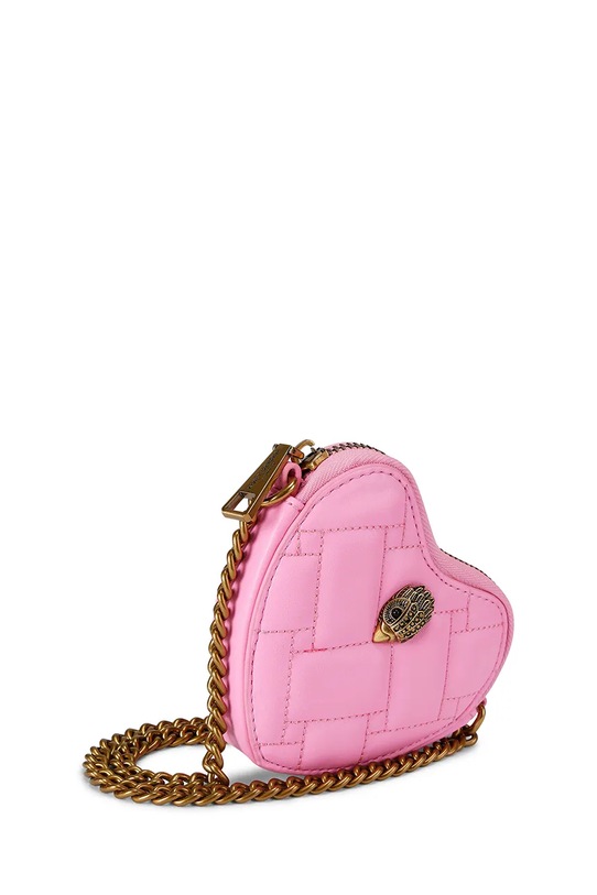 Kurt Geiger London torebka crossbody damska Micro Heart 4029298999 różowy SS26