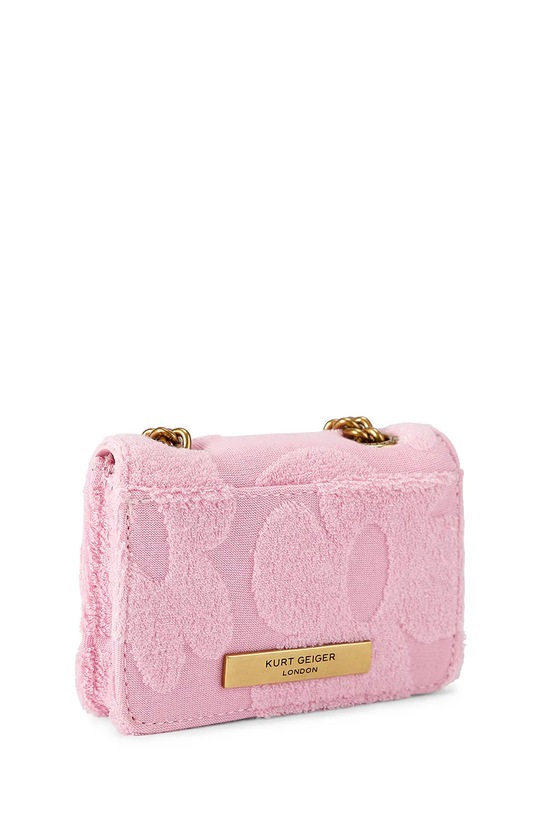 Akcesoria Kurt Geiger London torebka crossbody damska Micro Kensington 5364553689 różowy