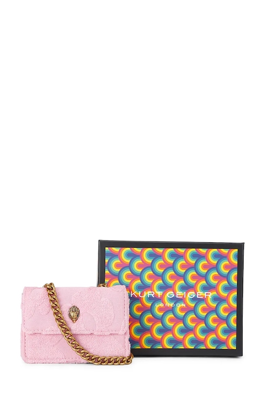 Kurt Geiger London torebka crossbody damska Micro Kensington 5364553689 różowy