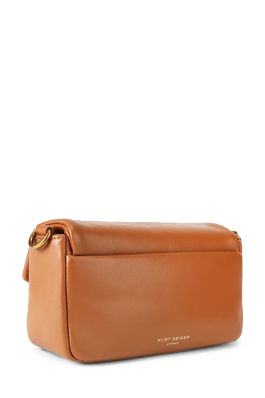 Akcesoria Kurt Geiger London torebka crossbody damska skórzana Mini Oxford 5586436109 brązowy