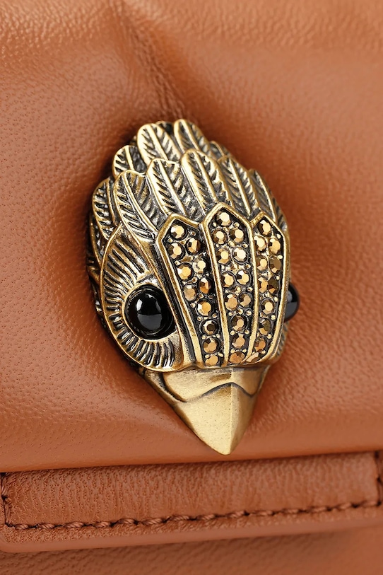 Kurt Geiger London torebka crossbody damska skórzana Mini Oxford brązowy 5586436109