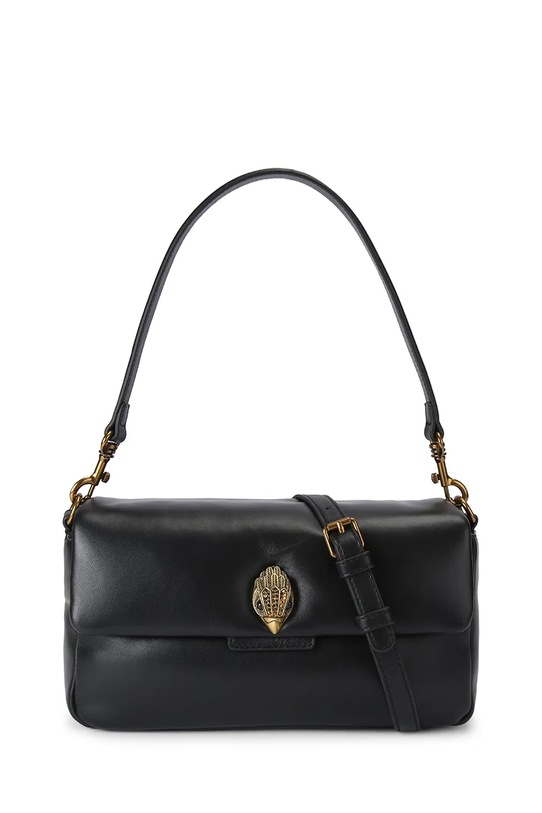 Kurt Geiger London listonoszka damska z imitacji skóry Oxford czarny 5606800109