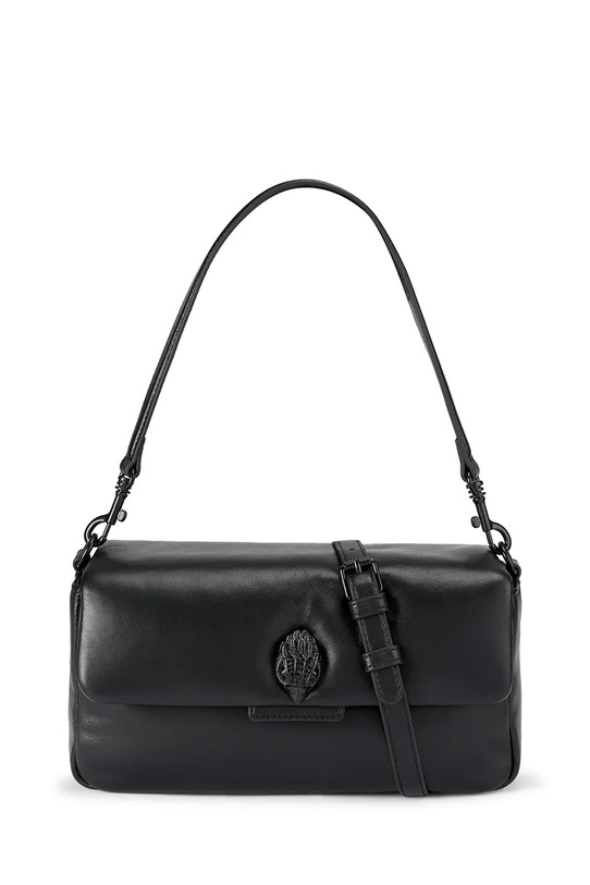 Kurt Geiger London чанта crossbody дамска от кожа Oxford черен 5587400109