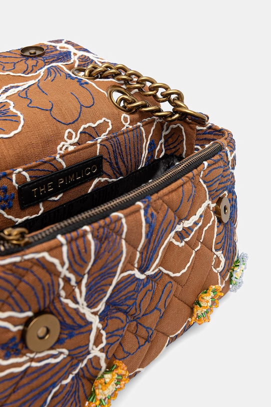 Kurt Geiger London torebka crossbody damska Pimlico 5374839689 brązowy