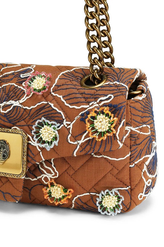 Kurt Geiger London dámska crossbody kabelka Pimlico 5374839689 hnedá