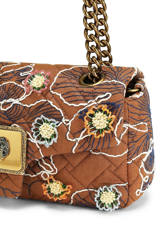 Kurt Geiger London dámska crossbody kabelka Pimlico 5374839689 hnedá