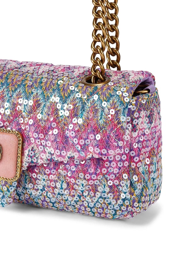 Kurt Geiger London torebka crossbody damska Pimlico 5374899779 fioletowy