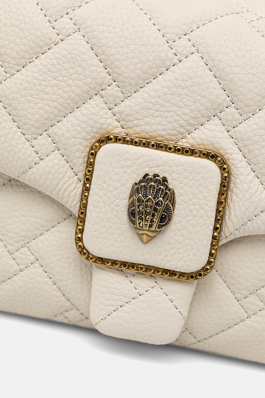 Kurt Geiger London torebka bagietka damska skórzana Pimlico beżowy 5626841109