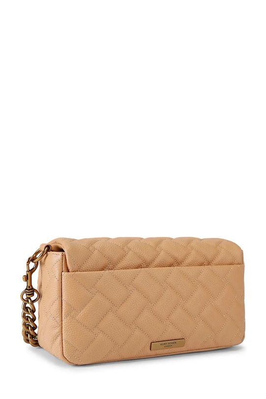 Akcesoria Kurt Geiger London listonoszka damska z imitacji skóry Pimlico 5626848109 brązowy