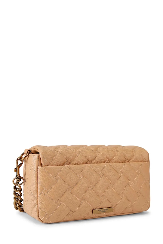 Akcesoria Kurt Geiger London listonoszka damska z imitacji skóry Pimlico 5626848109 brązowy