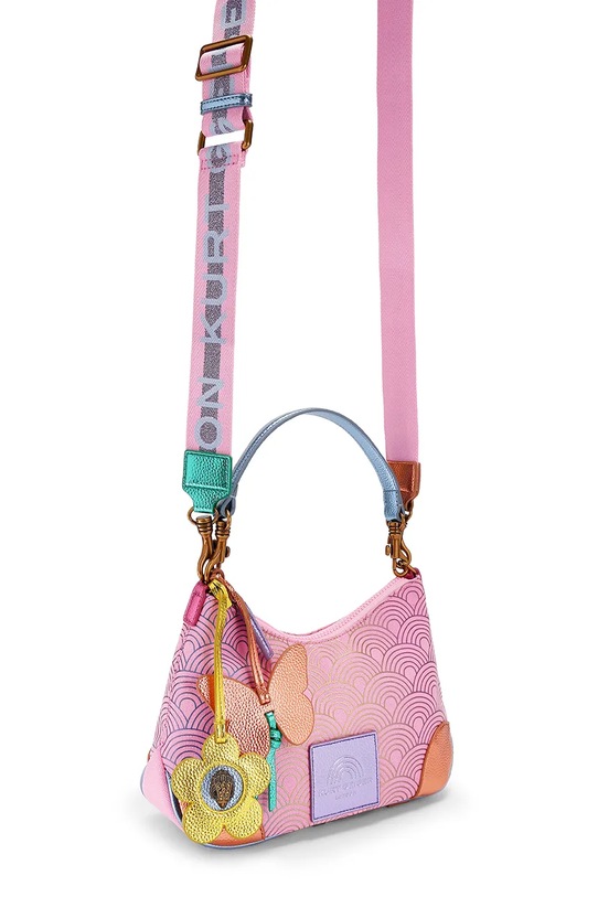 Kurt Geiger London torebka damska bawełniana Southbank 5570998609 fioletowy