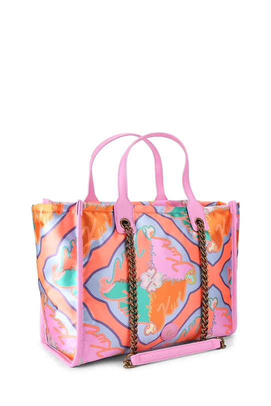 Akcesoria Kurt Geiger London torebka shopper damska Hoxton 5023357229 różowy