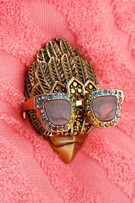 Kurt Geiger London torebka shopper damska Hoxton pomarańczowy 5021969689