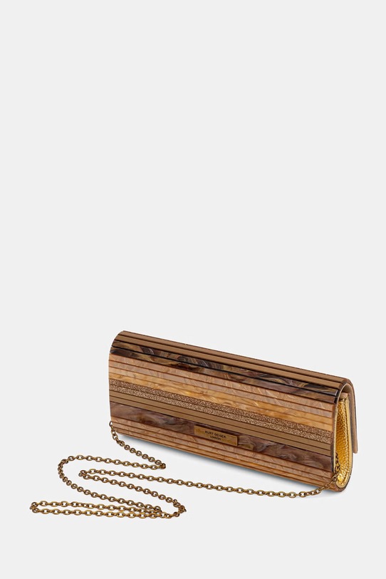 Akcesoria Kurt Geiger London kopertówka damska Eagle 5604468979 brązowy