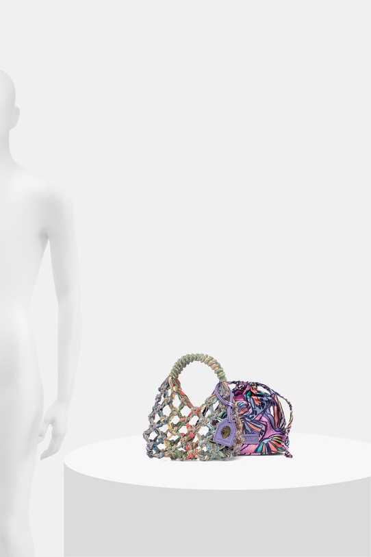 Kurt Geiger London torebka kuferek damska Macrame Crystal Bag 2038295689