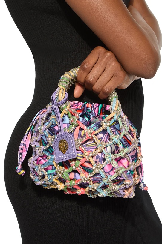 Kurt Geiger London torebka kuferek damska Macrame Crystal Bag 2038295689