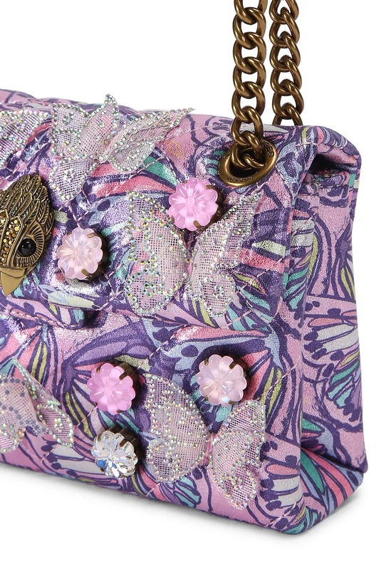 Kurt Geiger London torebka crossbody damska Mini Kensington 5588595609 fioletowy