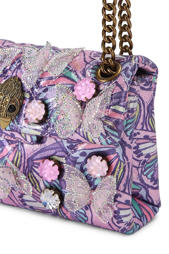 Kurt Geiger London torebka crossbody damska Mini Kensington 5588595609 fioletowy