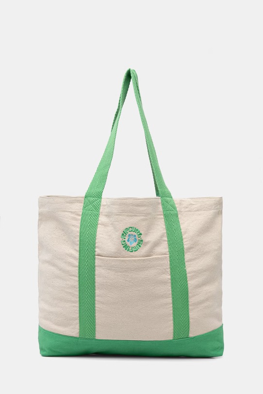 Rip Curl torebka damska bawełniana MIXED LOGO beżowy 034WSB