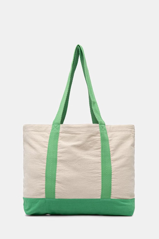 Akcesoria Rip Curl torebka damska bawełniana MIXED LOGO 034WSB beżowy