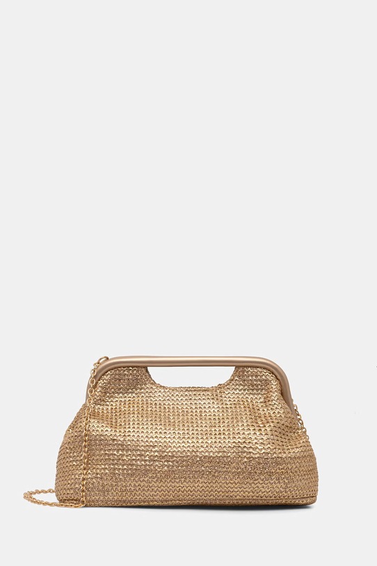 Morgan Clutch γυναικεία χρυσαφί 2LATIN