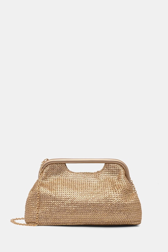 Morgan Clutch γυναικεία χρυσαφί 2LATIN