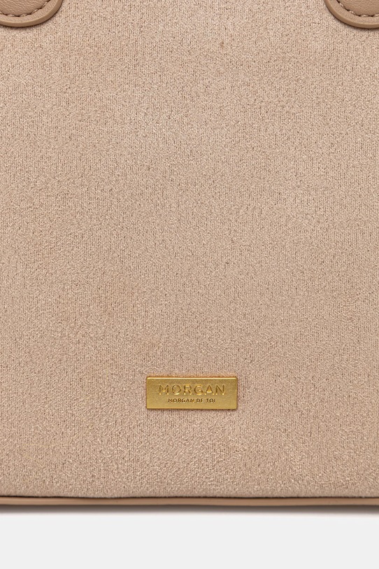 Akcesoria Morgan torebka damska z imitacji zamszu 2PETISU beżowy