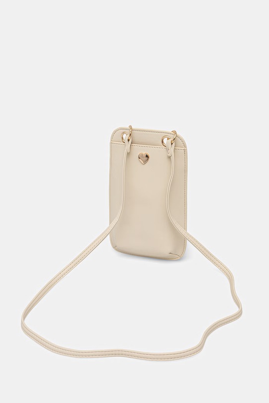 Akcesoria Morgan pokrowiec na telefon damski z imitacji skóry 2PREPPY beżowy