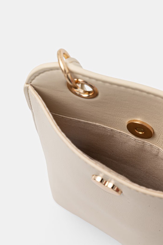 Morgan pokrowiec na telefon damski z imitacji skóry 2PREPPY beżowy