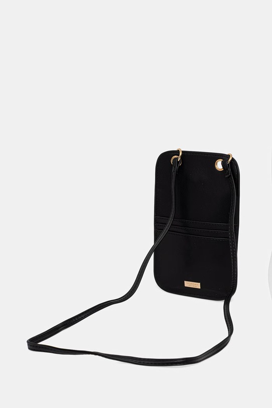 Akcesoria Morgan pokrowiec na telefon damski z imitacji skóry 2PREPPY czarny