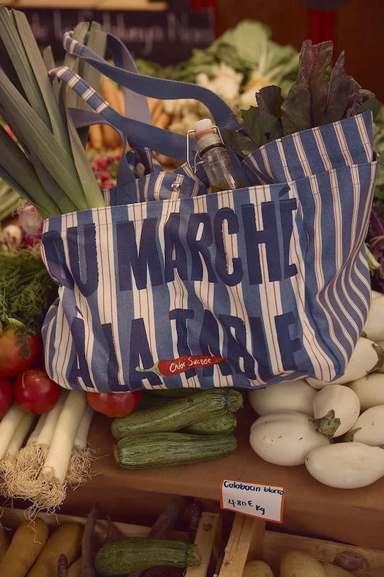 women'secret torebka tote damska bawełniana 3063296 niebieski