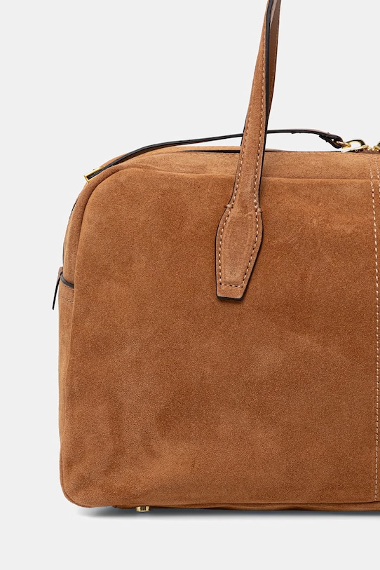 Accesorii Gianni Chiarini geantă pentru femei, din piele întoarsă ARYNA BS.12222.CM.PL maro