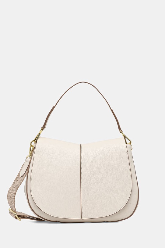 Gianni Chiarini listonoszka damska skórzana HELENA ROUND beżowy BS.6037/COMM.GRN.NAOP