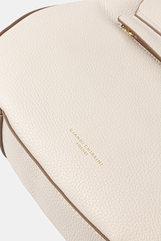 Gianni Chiarini listonoszka damska skórzana HELENA ROUND beżowy BS.6037/COMM.GRN.NAOP