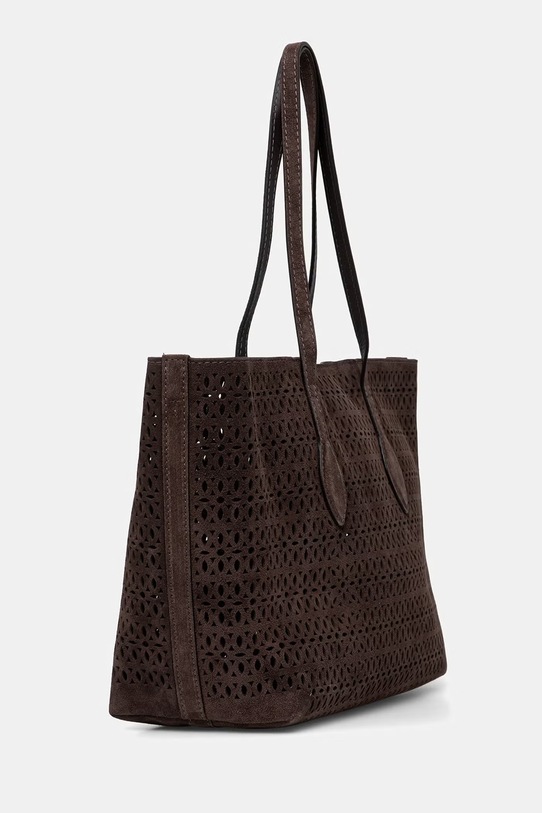 Gianni Chiarini torebka shopper damska zamszowa MASHUP BS.11837.CMLSR brązowy SS26