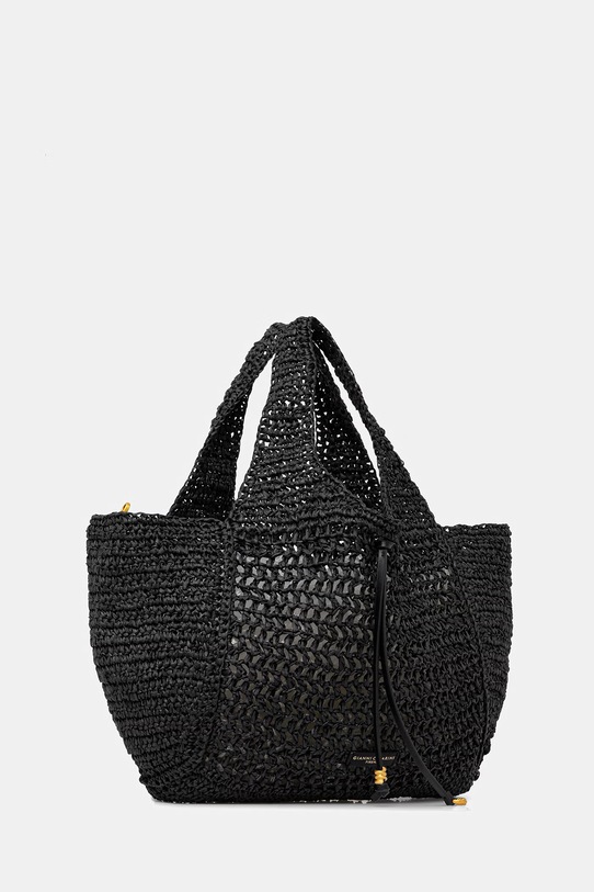 Gianni Chiarini torebka shopper damska NEFELI BS.11953/COMM.STR.CRCH czarny SS26